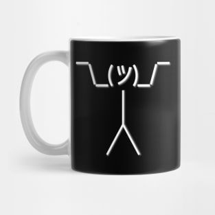 ASCII Shrug Shrugging Emoji Emoticon shirt Mug